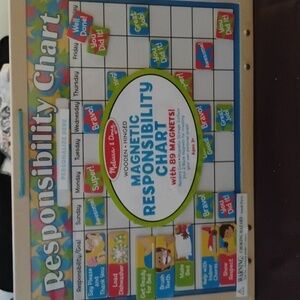 New Melissa and Doug Magnetic Responsibility Chart